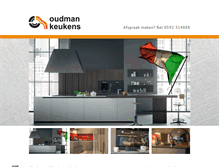 Tablet Screenshot of oudmankeukens.nl
